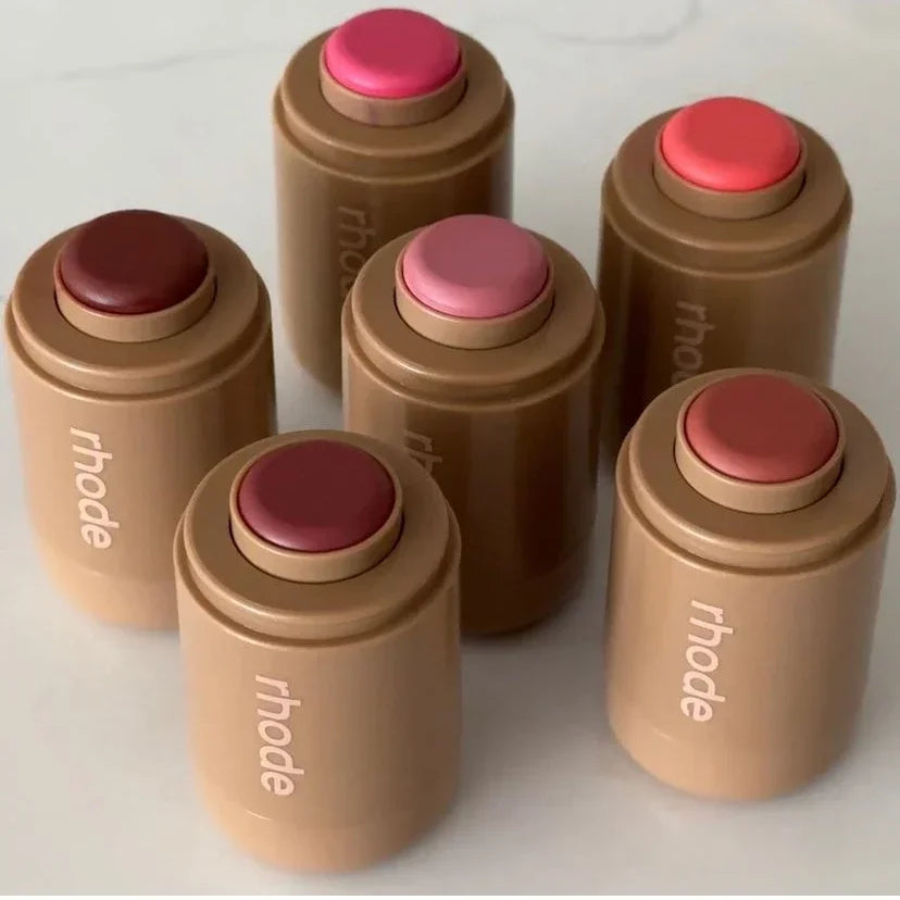 Blush Rouge de Bolso Gloss Labial Bastão Hidratante