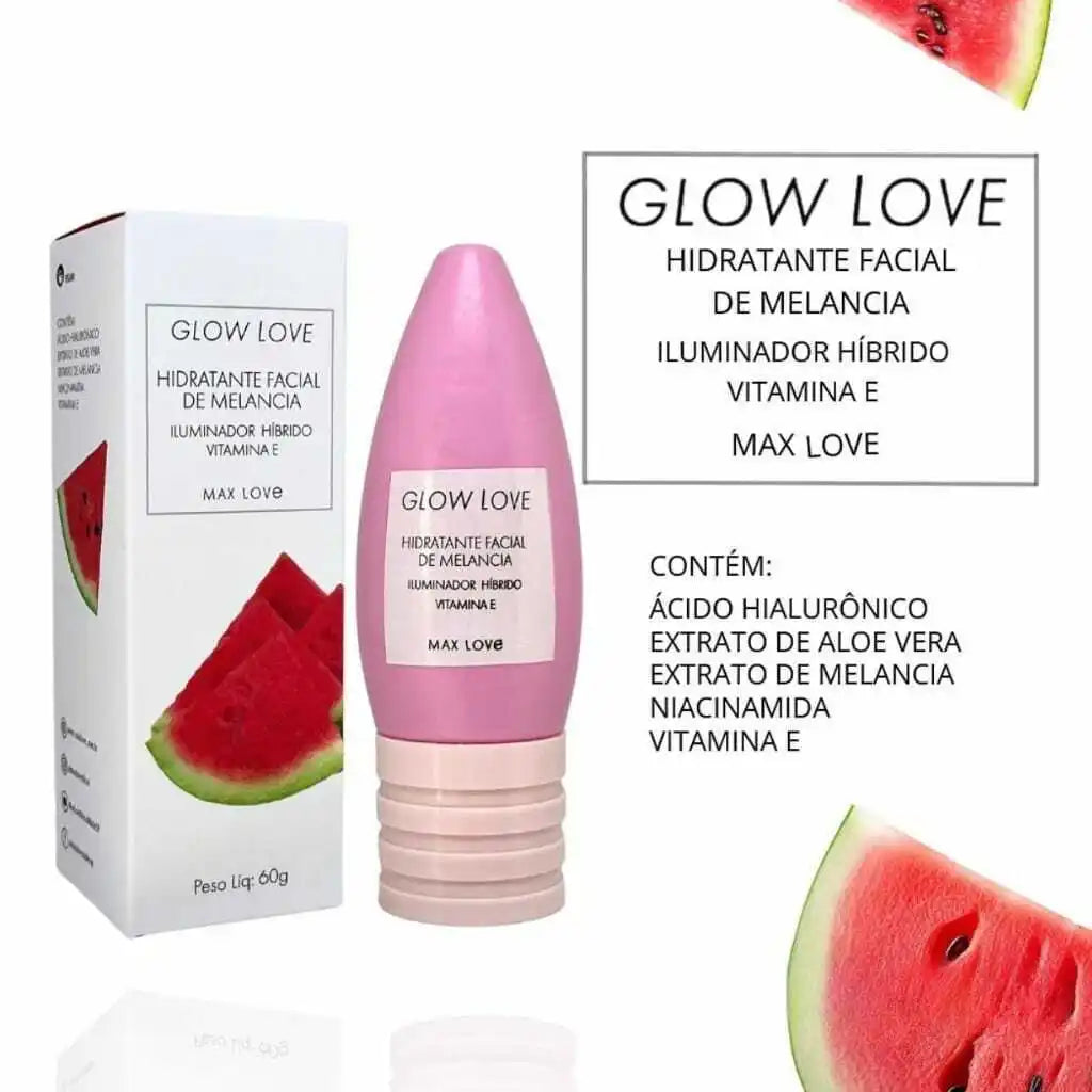 Hidratante Facial Glow Love Watermelon Max Love