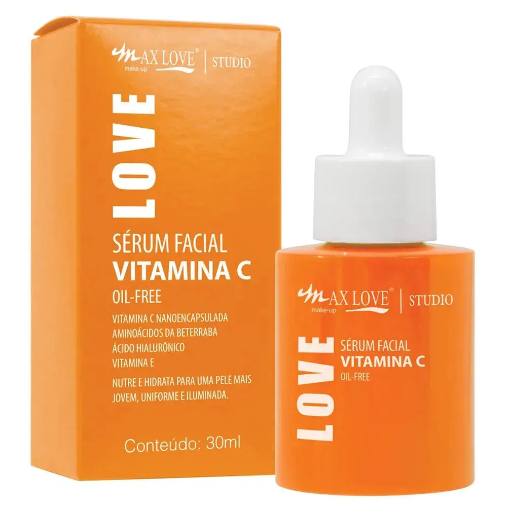 Kit C/3 Serum Max Love Vitamin C + Serum 3 in 1 + Rosehip Serum